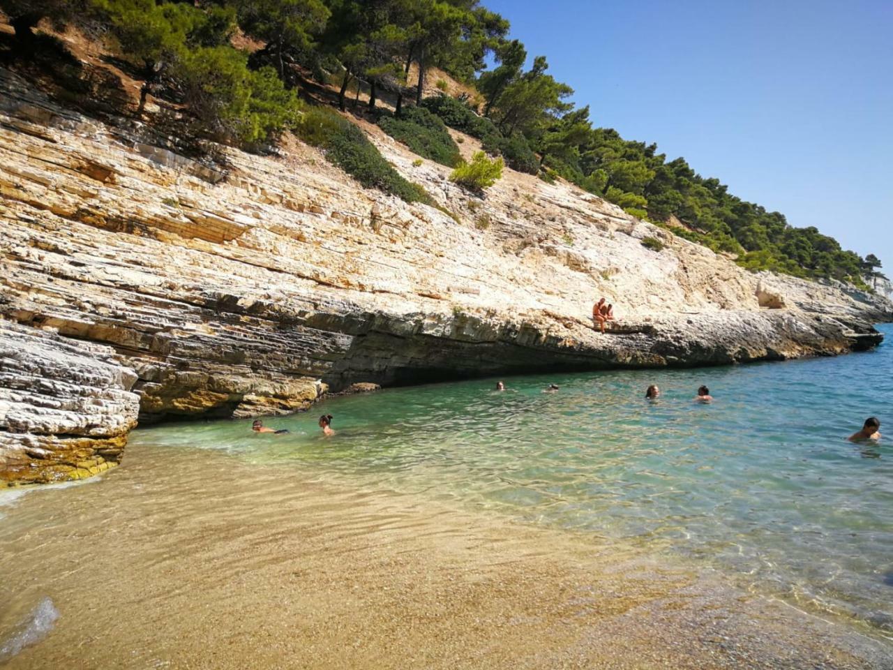 Villa Cala Della Pergola Vieste Buitenkant foto